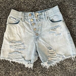 Forever 21 distressed jean shorts